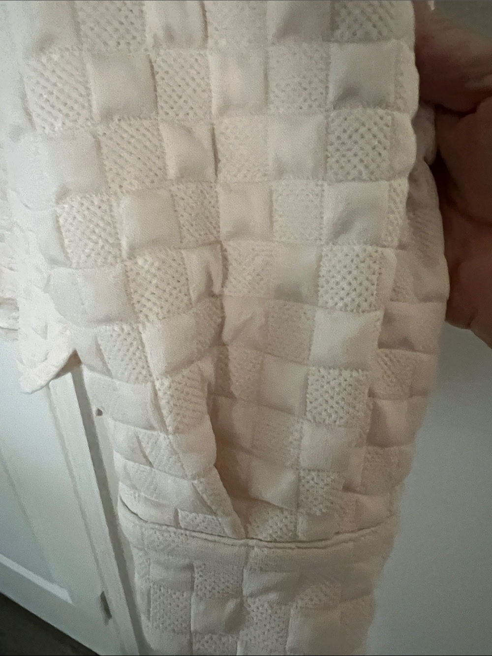 Timing Cream Quilted Button-Front Utility Jacket - Picture 2 of 7